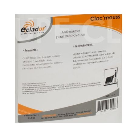 Achat EPI - Nettoyant concentré anti-mousse et anti-moisissure à effet  nettoyant longue durée, 5L en gros